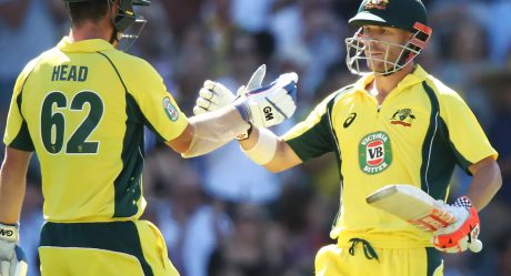 Travis Head and David Warner Guide Australia in setting up a good total to defend against T20 World Champions England