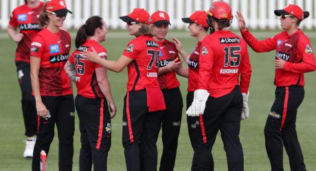 WBBL 08: Molly Strano cleans up the batting lineup of Melbourne Renegades