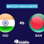 India vs Bangladesh Match highlights: ICC T20 World Cup