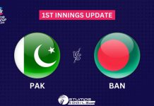 T20 WC: Pakistan Comeback after a lose start to restrict Bangladesh for a below-par score PAK Vs BAN 1st Innings Update