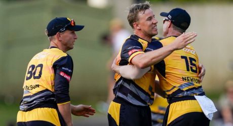 Wellington secure 2-run victory over Central Stags in nail-biting Super Smash game