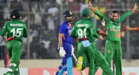IND VS BAN 2nd ODI: India Loses Last Ball Thriller and hence Series at Dhaka