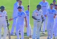 Pakistan Bowler Mohammad Ali refuse to shake hands with Ben Stokes after the Second test at Multan Mohammad Ali refuses Ben Stokes