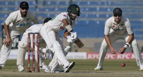 Why did Pakistan declare against New Zealand in the first test?