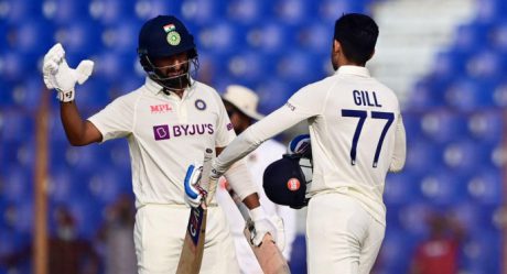 Gill and Pujara’s Century enables India to set a target of 513 for Bangladesh at the end of Day 3