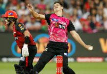 KFC BBL|12 Sydney Sixers vs Melbourne Renegades; Sydney Sixers wins by 34 runs Sydney Sixers vs Melbourne Renegades