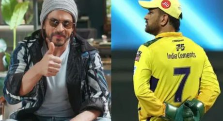 SRK’s three-word response to question on MS Dhoni wins internet