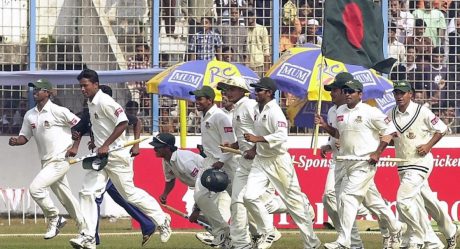 On this date in 2005, Bangladesh won their first-ever test match