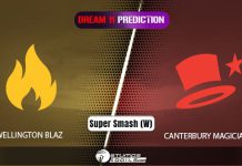 WB-W vs CM-W Dream11 Prediction, 22nd Match, Super-Smash 2022-23, Fantasy Tips, Playing 11, Pitch Report, Injury Updates, Weather Report WB-W vs CM-W Dream 11 Prediction
