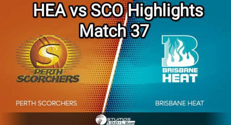 KFC BBL 12 Josh Inglis and Aaron Hardie guide Perth Scorchers to win over Heats