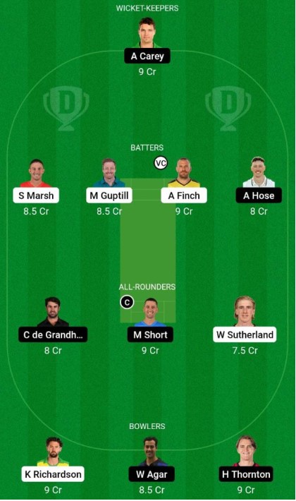 REN vs STR Dream 11 Team Today