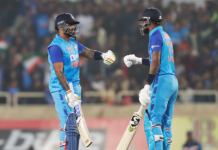 IND vs NZ: India beat New Zealand by 6 wickets to win the match & level the series 1-1 IND vs NZ 2nd T20I Highlights