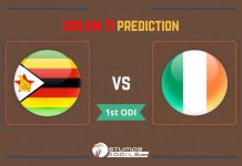 ZIM vs IRE Dream 11 Prediction, Ireland tour of Zimbabwe 1st ODI, ZIM vs IRE Fantasy Picks, Odds, Pitch Report, Weather ZIM vs IRE Dream 11 Prediction