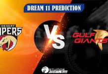 VIP vs GUL Dream11 Prediction: Dream11 Team Prediction, Today’s Match, Fantasy Cricket Tips VIP vs GUL Dream11 Prediction
