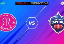 PRL vs PRE Dream11 Prediction, SA T20 League, Paarl vs Pretoria Match Preview, Fantasy Team, Probable Playing 11, Dream11 winning Tips, Live Match Score, Pitch Report, Injury & Updates. PRL vs PRE Dream11 Prediction