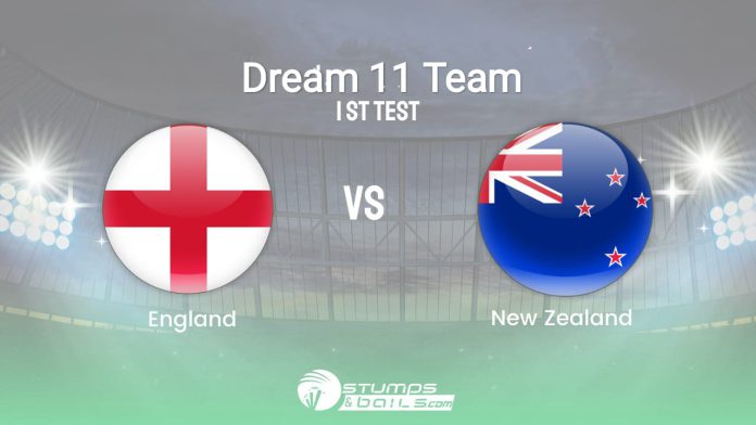 NZ vs ENG Dream11 Team