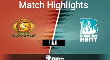 BBL-12 Final: Cooper Connolly Hero for Perth Scorchers, as they claim their fifth BBL Title 