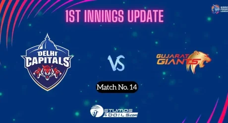 WPL 2023 :- DC-W vs GG-W 1st innings Updates: Wolvaardt, Gardner backed Innings, as Giants on 147/4