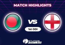 ENG vs BAN Match Highlights: Dawid Malan’s Century puts Visitors 1-0 in the ODI series, England Beats Bangladesh by 3 Wickets ENG vs BAN Match Highlights