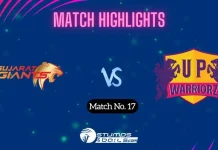 WPL 2023:- GG-W vs UPW Match Highlights: Tahila and Grace Harris steadied things for UP Warriorz, slides into playoffs GG-W vs UPW Highlights