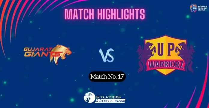 GG-W vs UPW Highlights