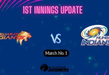 WPL 2023: Mumbai Indian Knocks 207 in the Opening game of the WPL GUJ -W vs MI-W 1st innings update