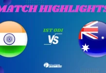 IND vs AUS 1st ODI Highlights: KL Rahul’s sensible 75 help India win first ODI against Australia IND vs AUS 1st ODI Highlights