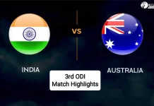 India vs Australia, Match Highlights: Adam Zampa shines with four wickets haul, Australia clinches the series with 2-1 IND vs AUS 3rd ODI Match Highlights
