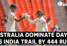 IND vs AUS: Australia Dominate Day-2, as India trail by 444 runs IND vs AUS 4th Test Match Highlights
