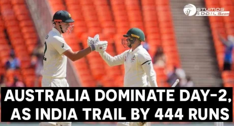 IND vs AUS: Australia Dominate Day-2, as India trail by 444 runs 