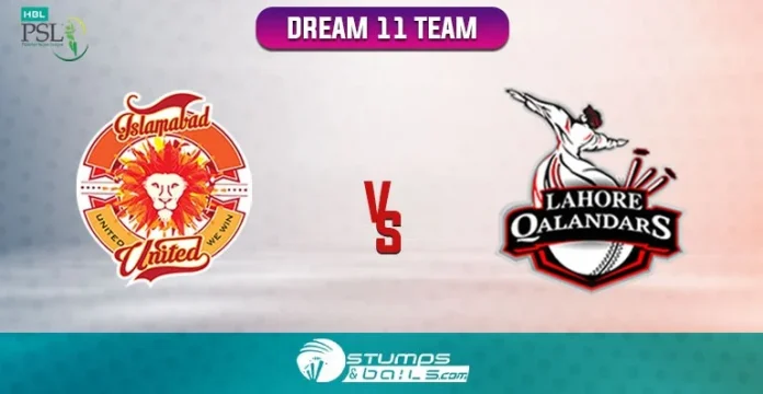 ISL vs LAH Dream11 Team Today