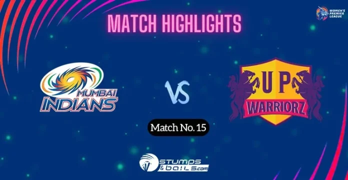 MI-W vs UPW Match Highlights