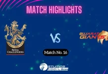 WPL 2023 :- RCB-W vs GG-W Highlights: RCB cruises to a comfortable 8-wicket victory over Gujarat Giants thanks to Sophie Devine’s century. RCB-W vs GG-W Highlights
