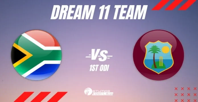 SA vs WI Dream11 Team Today