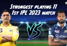 Strongest playing 11 for GT vs CSK