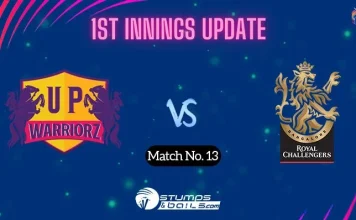 WPL 2023: UPW vs RCB-W 1st innings First Innings Update UPW vs RCB-W 1st innings