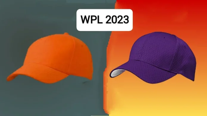 WPL 2023 Purple and Orange cap Holders