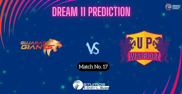 GUJ-W vs UP-W Dream 11 Prediction