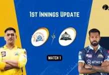 IPL 2023 GT vs CSK Live Update