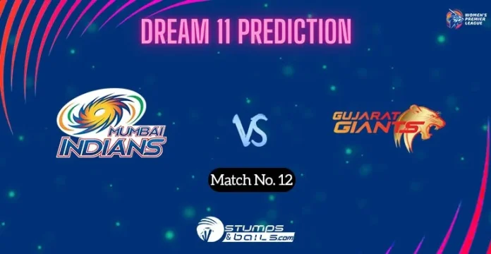 MI-W vs GUJ-W Dream 11 Prediction Today