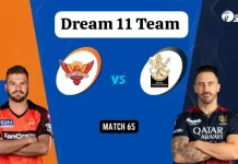 DC vs CHE Dream11 Team Today