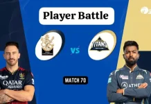 RCB vs GT Player Battle