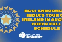 BCCI Announces India’s Tour Of Ireland In August Check Full Schedule India's Tour Of Ireland Full Schedule