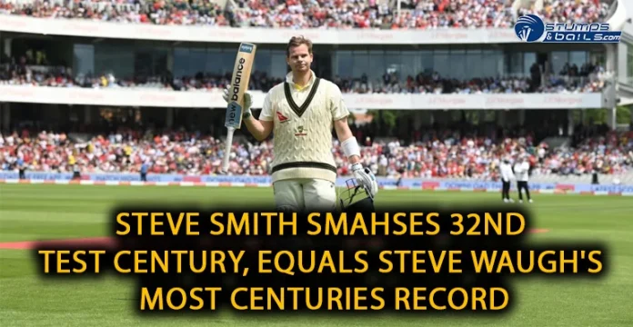 Steve Smith 32nd test century