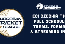 ECI Czechia T10 Full Schedule: Teams, Format & Streaming info ECI Czechia T10 Schedule