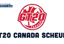 Global T20 Canada Schedule: Live Score, Streaming, Squad Lists, and Format Global T20 Canada Schedule