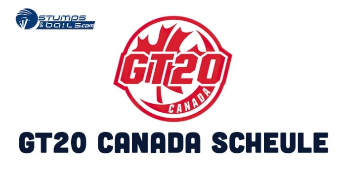 Global T20 Canada Schedule