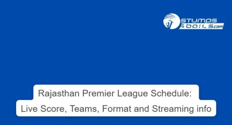 Rajasthan Premier League Schedule: Live Score, Teams, Format and Streaming info