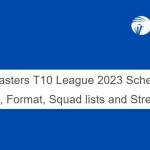 US Masters T10 League 2023 Schedule: Live Score, Format, Squad lists and Streaming info