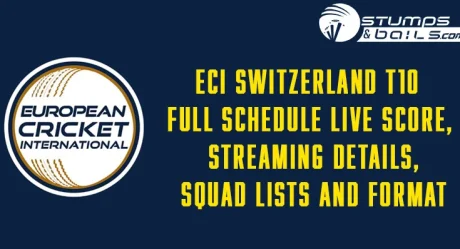 ECI Switzerland T10 Full Schedule: Live Score, Streaming Details, Squad Lists and Format